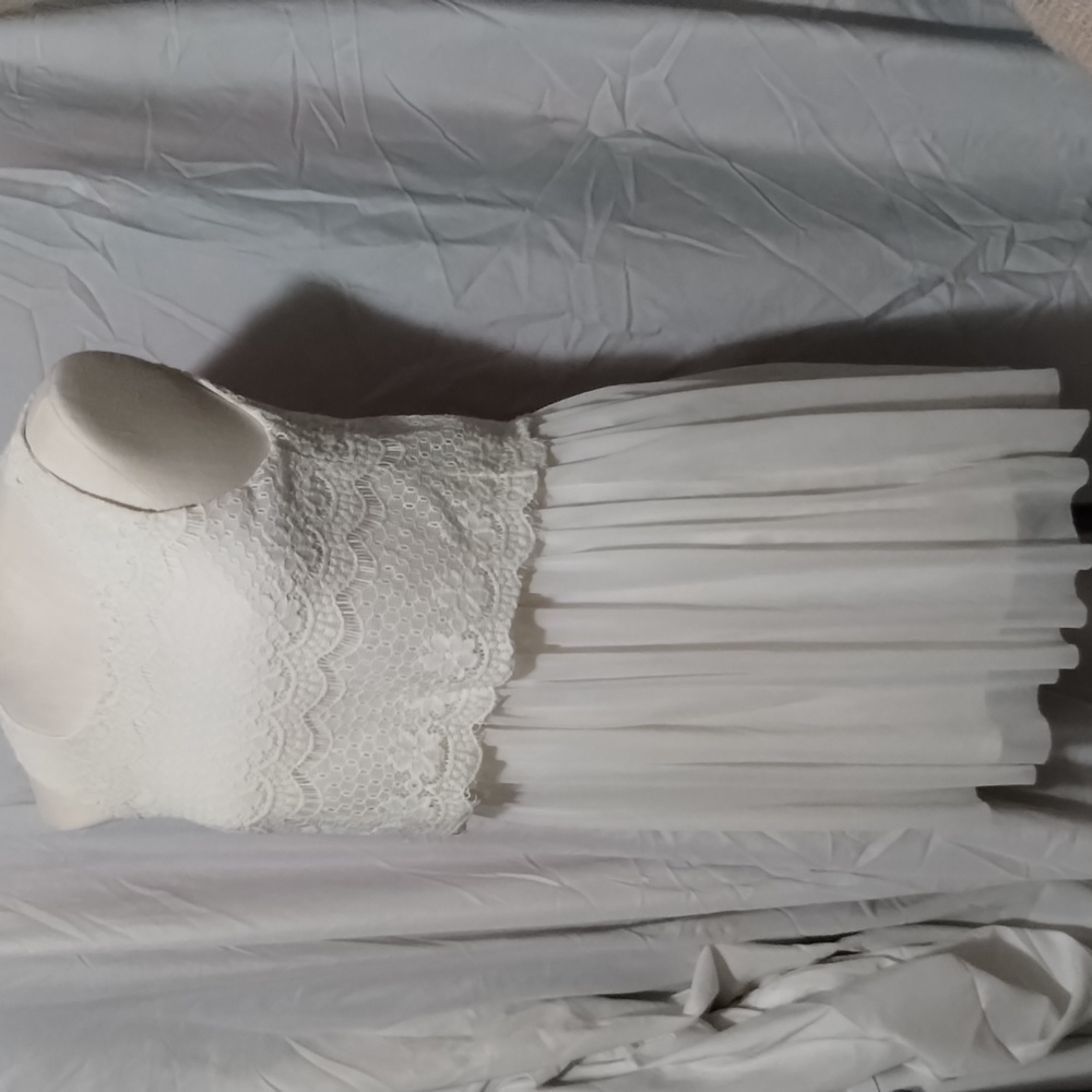 Forever 21 cream colored dress